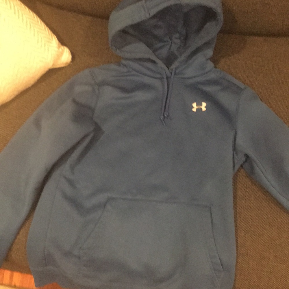Blue under armor hoodie